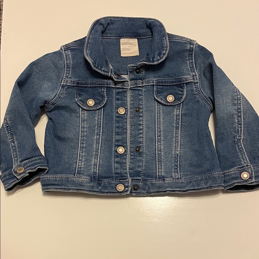 First Impressions Baby Girl 24 months  Blue Denim Jacket with snaps